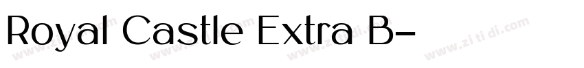 Royal Castle Extra B字体转换